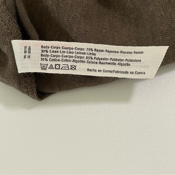 Free People Beach Always Dreamin Linen Blend Cap Sleeve Maxi Dress Army Green XS - Picture 16 of 16